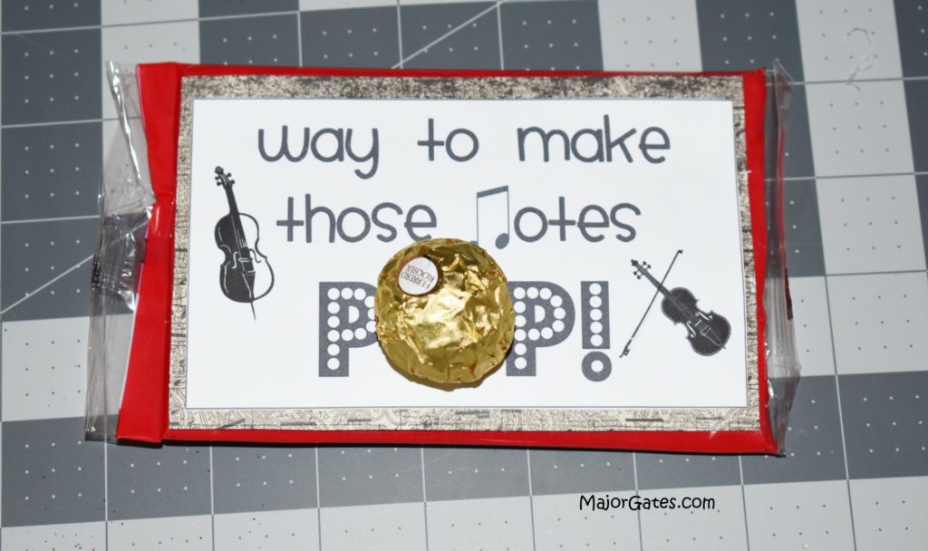 Music Popcorn Favors