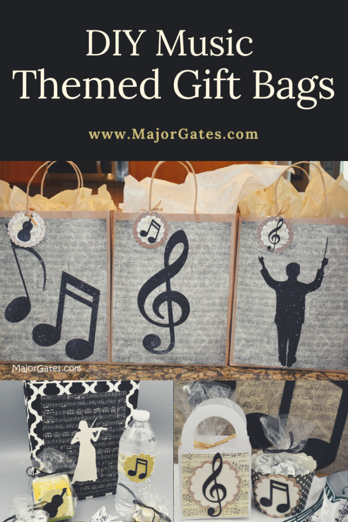 Music Themed Favor Bags