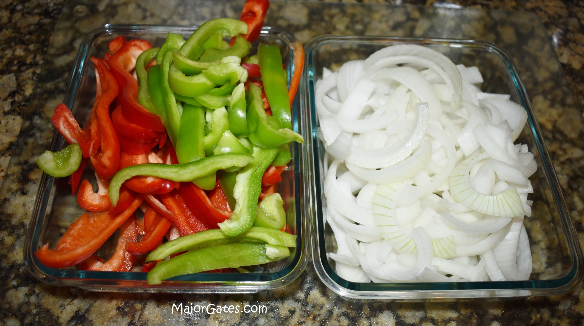 Chopped veggies