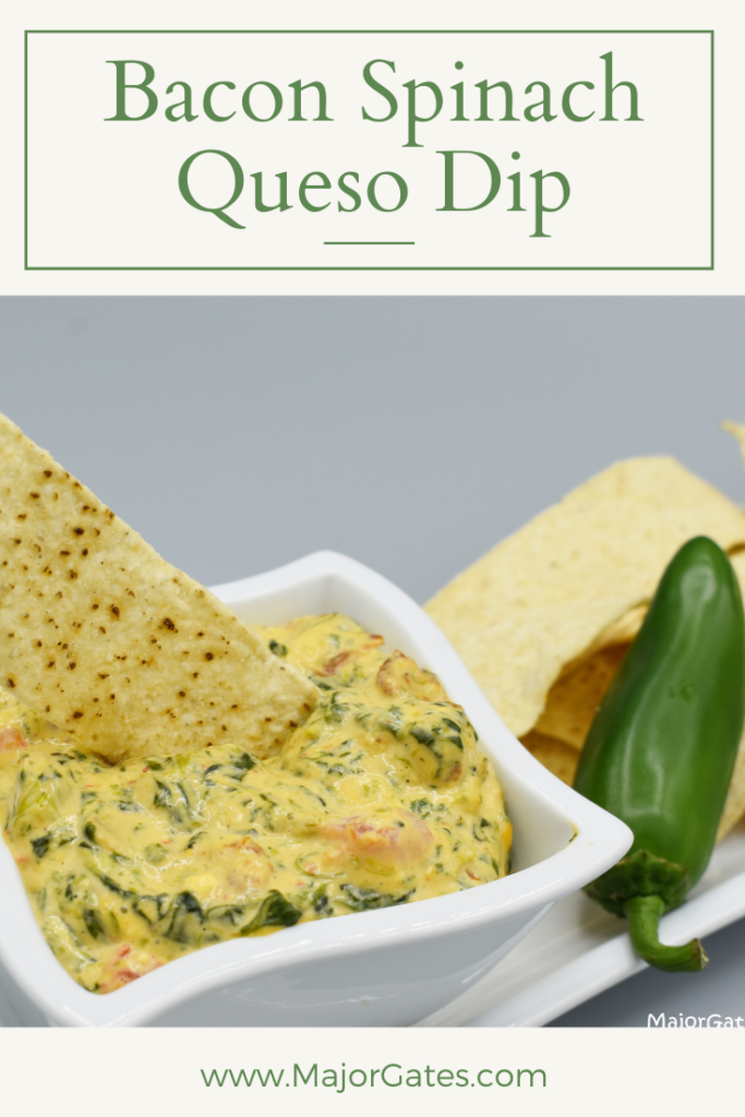 Bacon Spinach Queso Dip