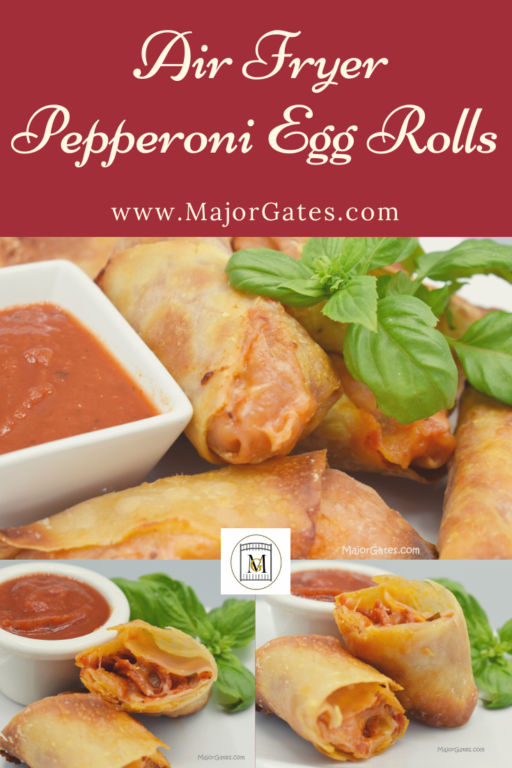 Air Fryer Pepperoni Egg Rolls