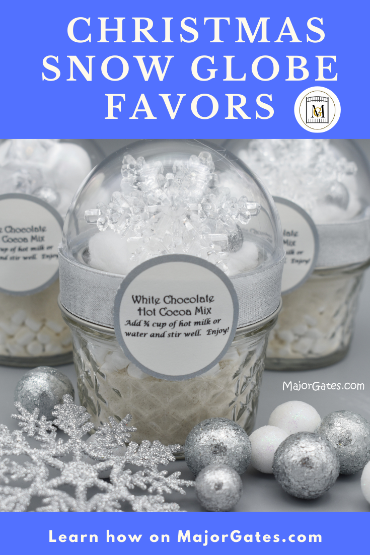 Christmas Snow Globe Favors