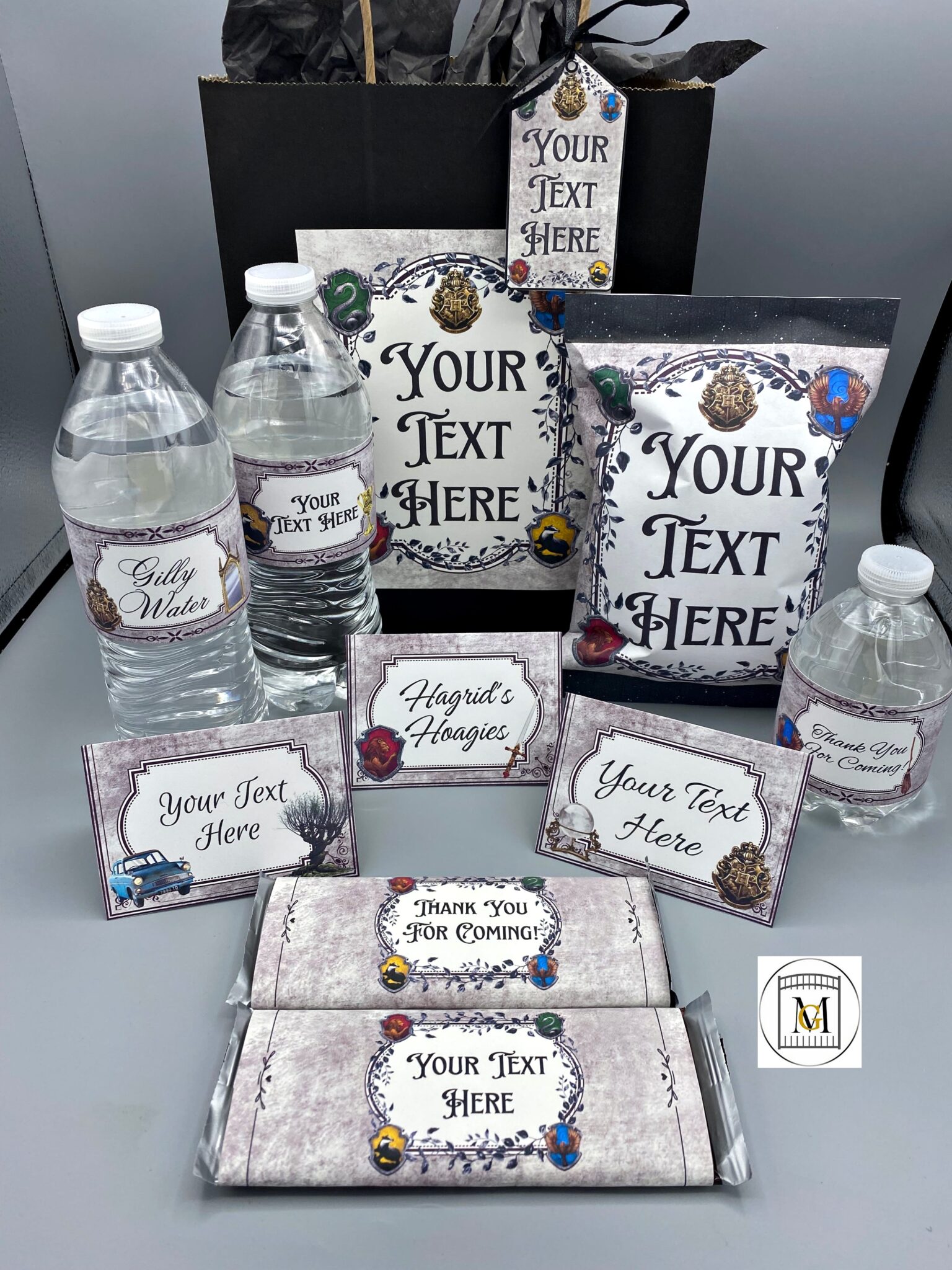 HP Wizard Party Label Bundle Grey