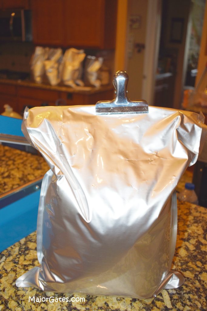 5 Gallon Mylar Storage Bags with Individually Wrapped Oxygen