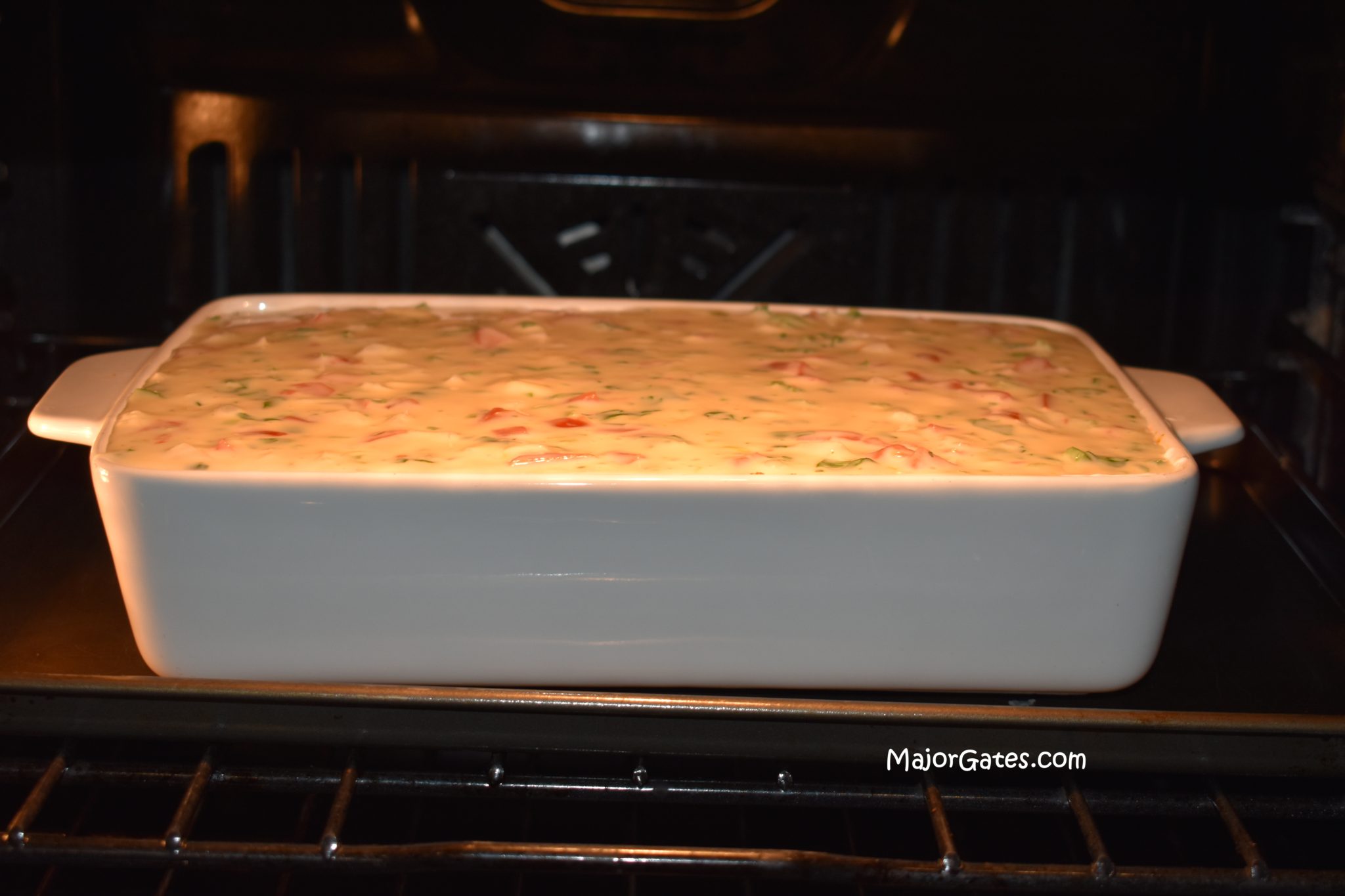 Warm seven layer dip