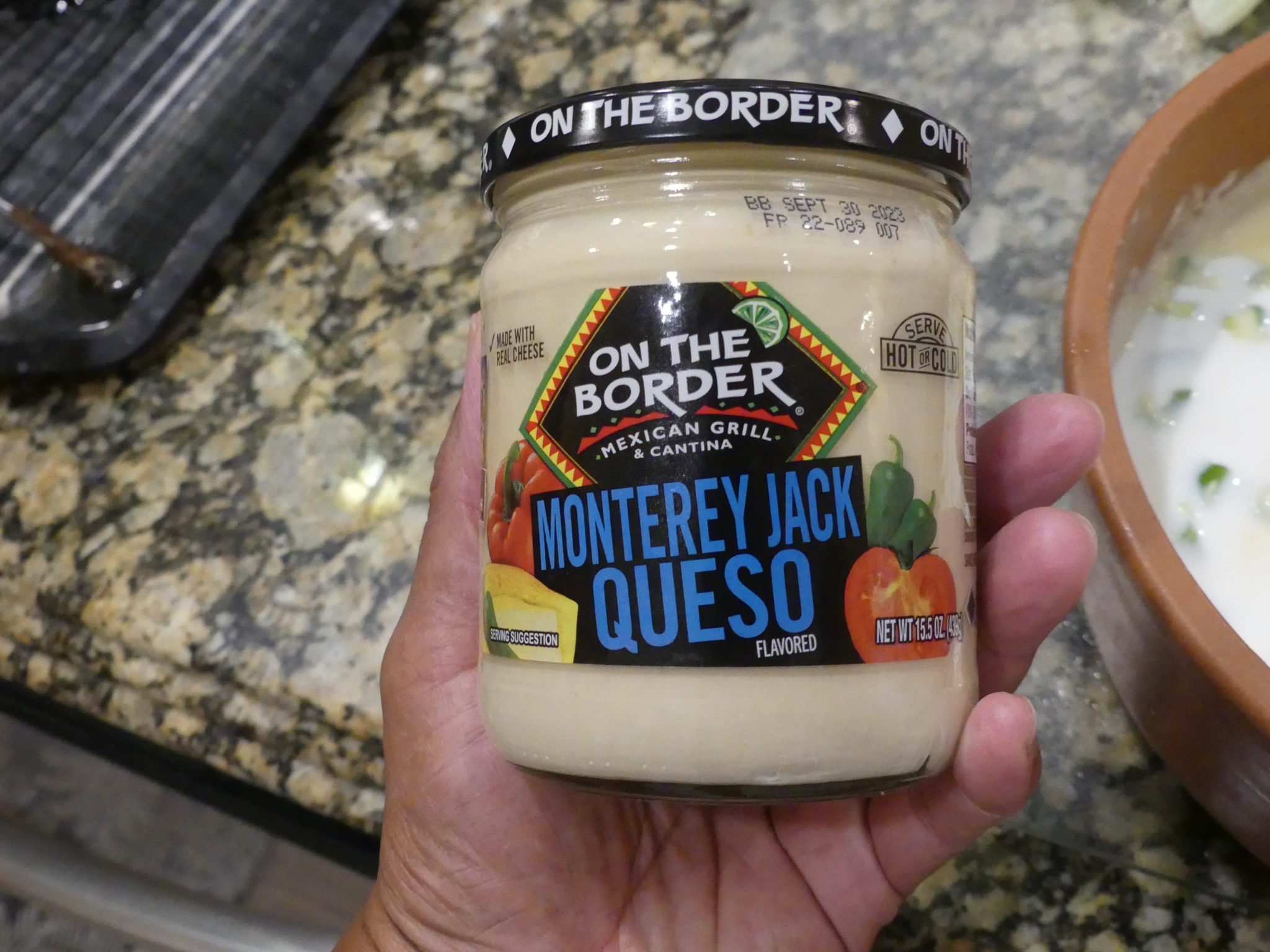 jar of Queso