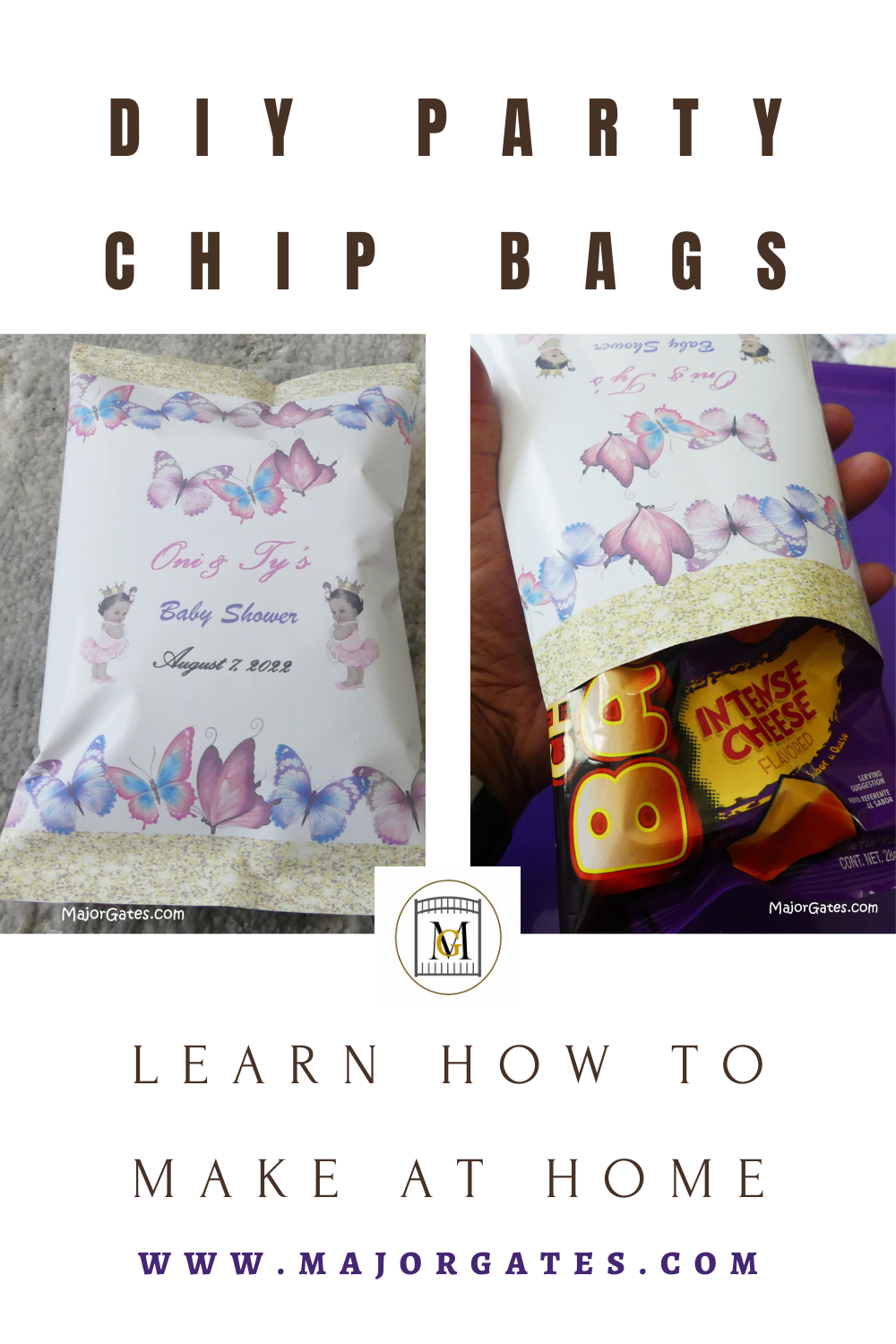 DIY Party Chip Bags