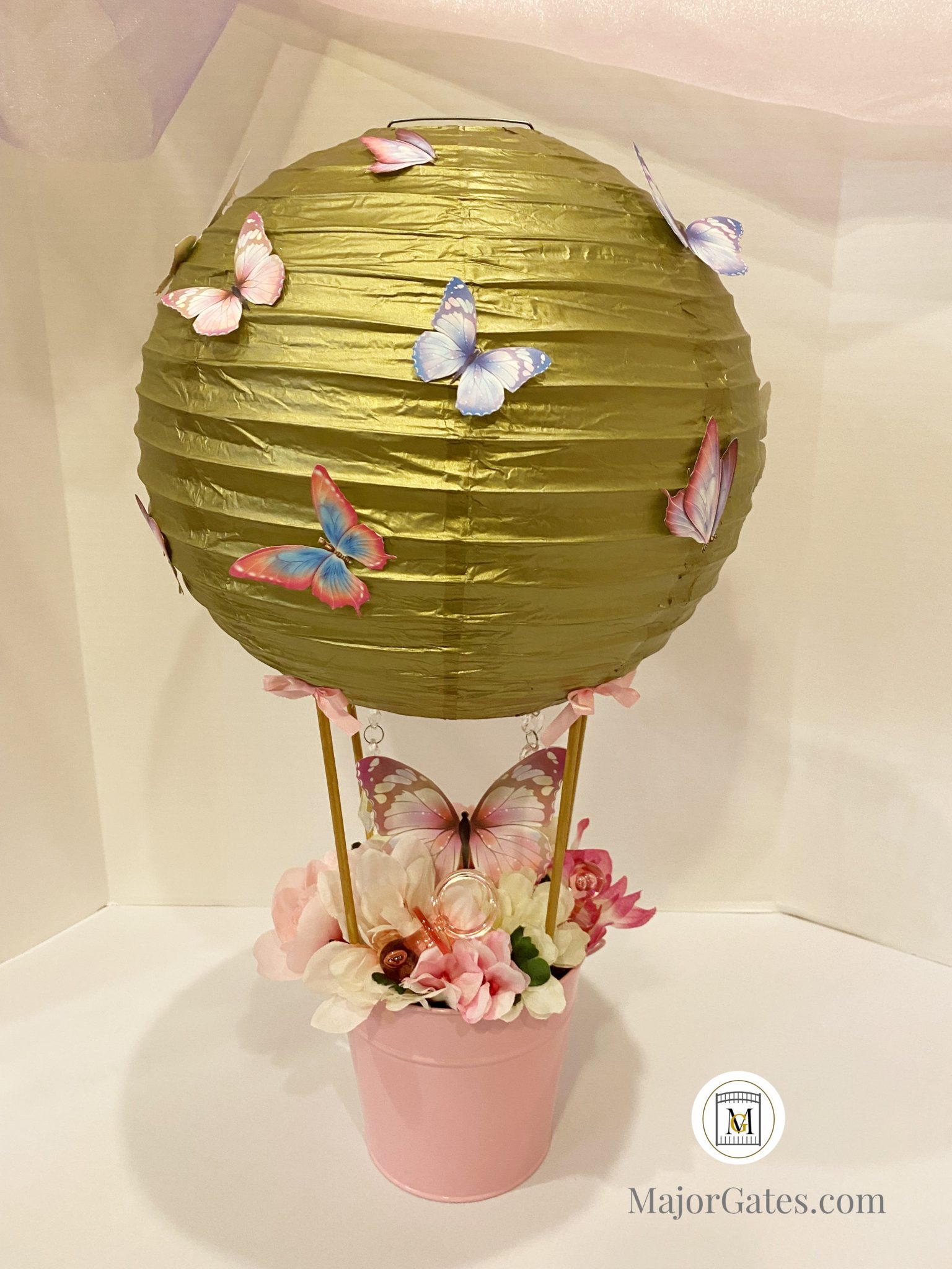 DIY Balloon Bouquet, Hot Air Balloon Chocolate Bouquet, Easy Gift Idea