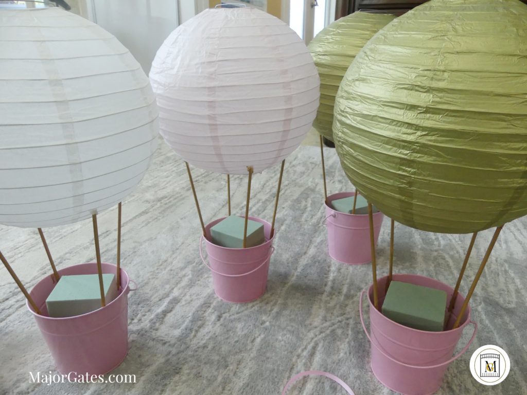 Hot Air Balloon Centerpiece · Major Gates