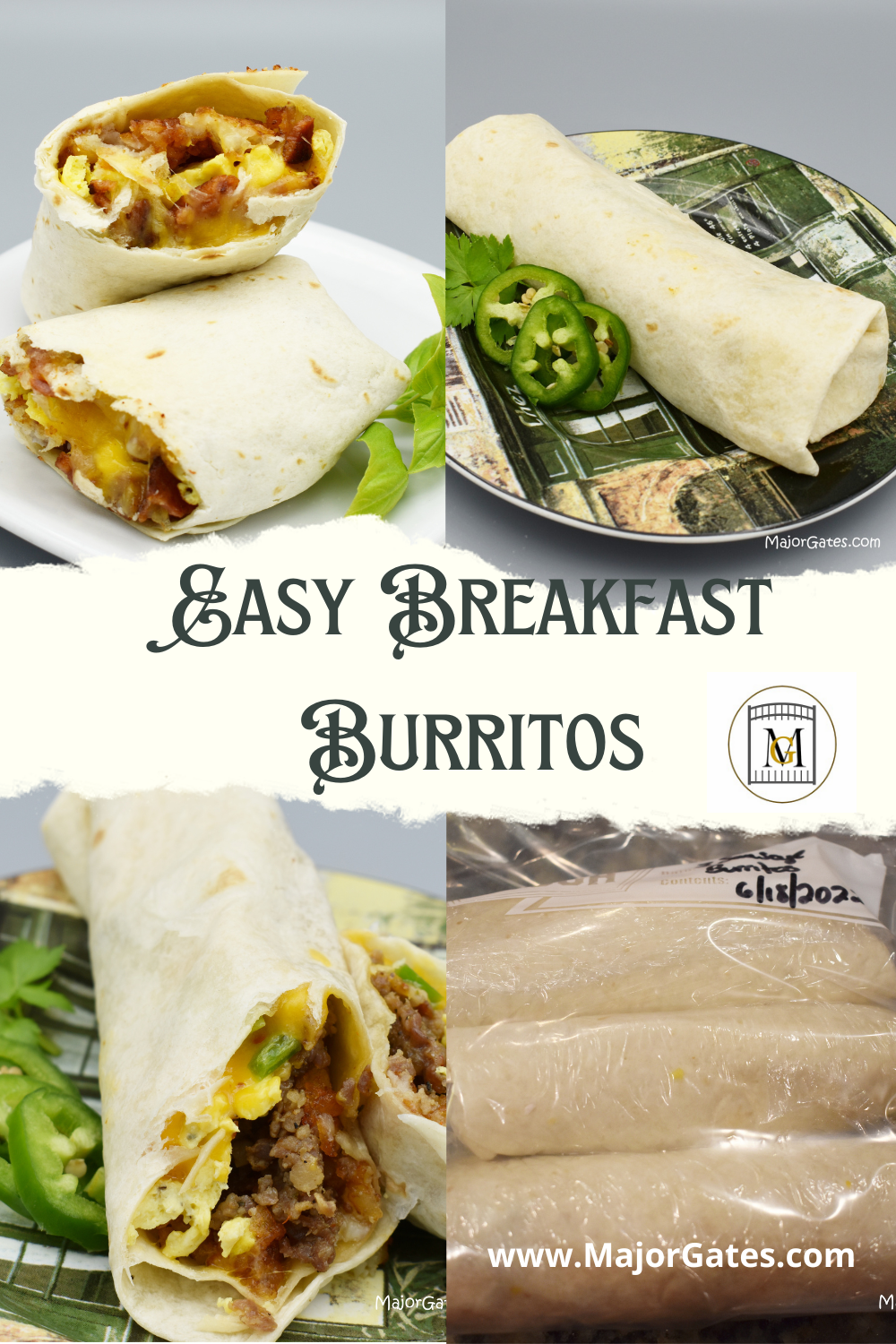 Easy Breakfast Burritos