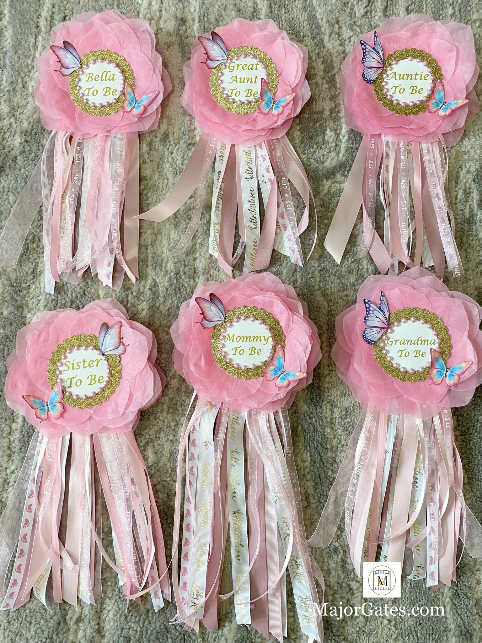 Baby Shower Corsages