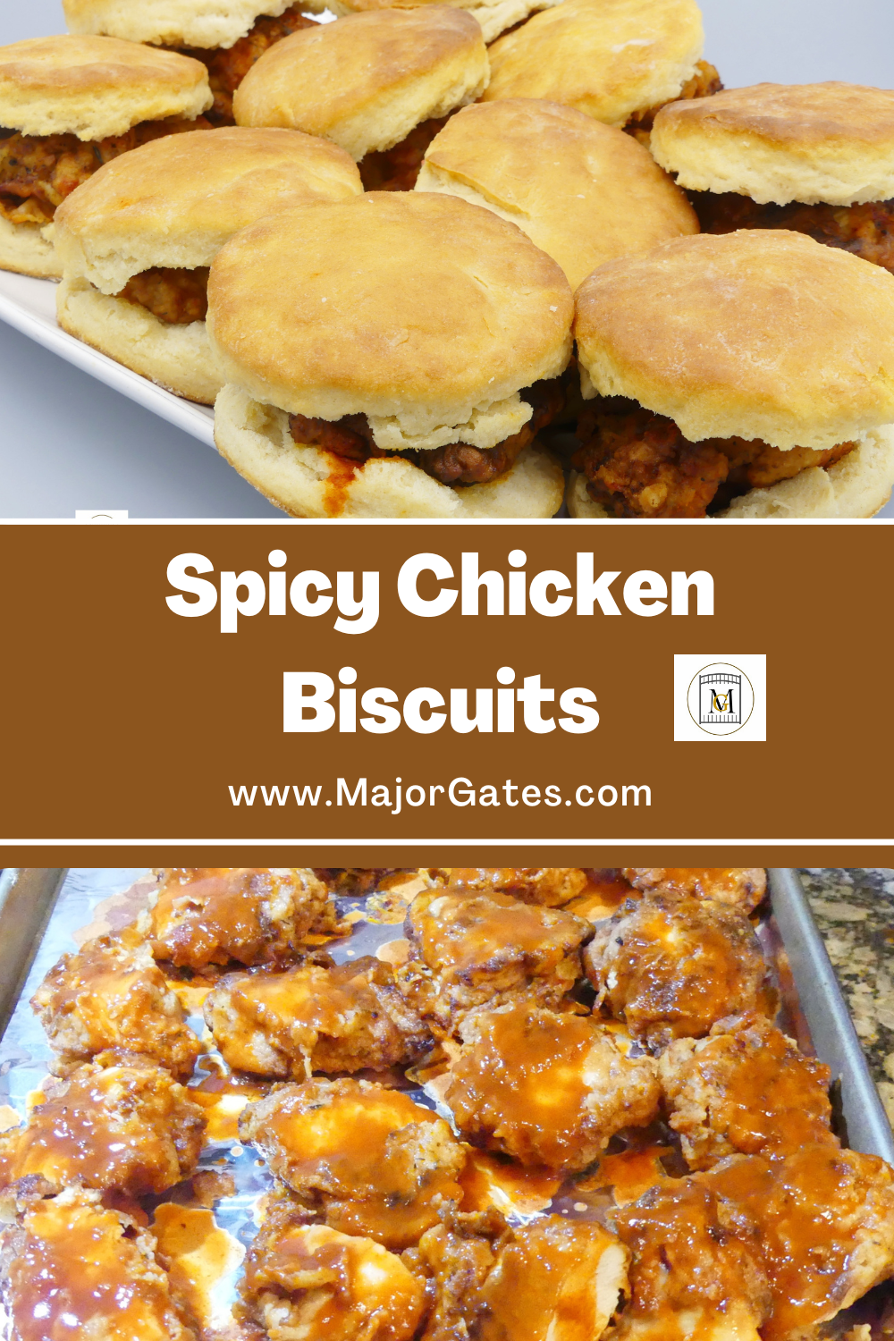 Spicy Chicken Biscuits