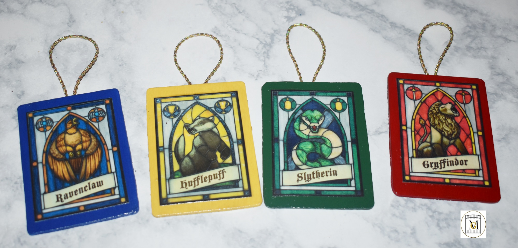 Harry Potter Stained Glass Ornaments