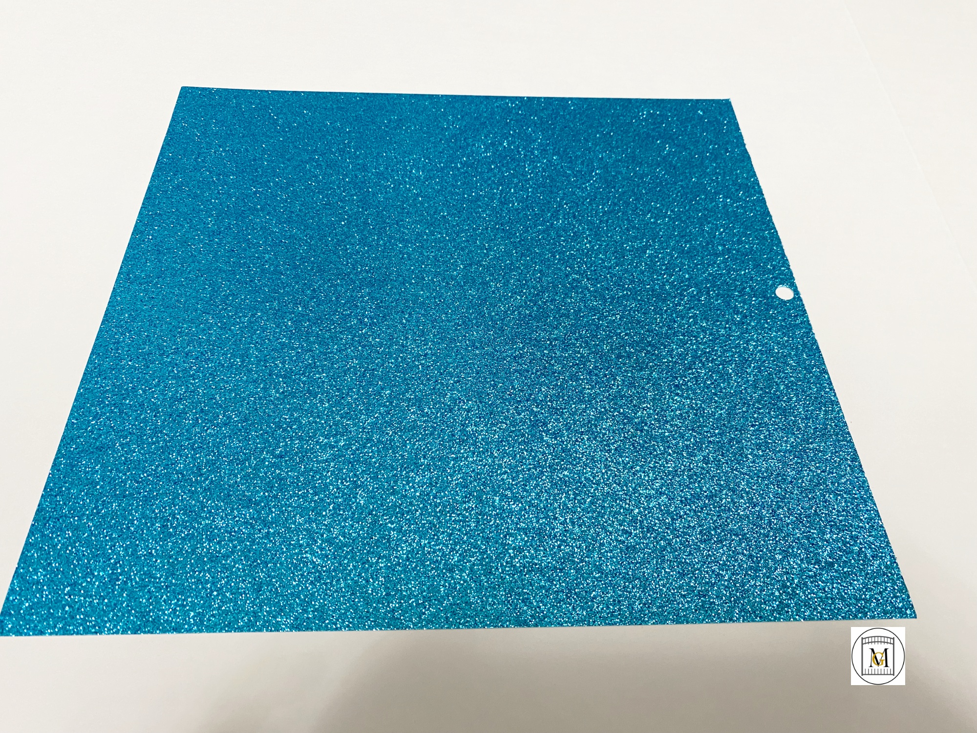 Blue Glitter Card Stock