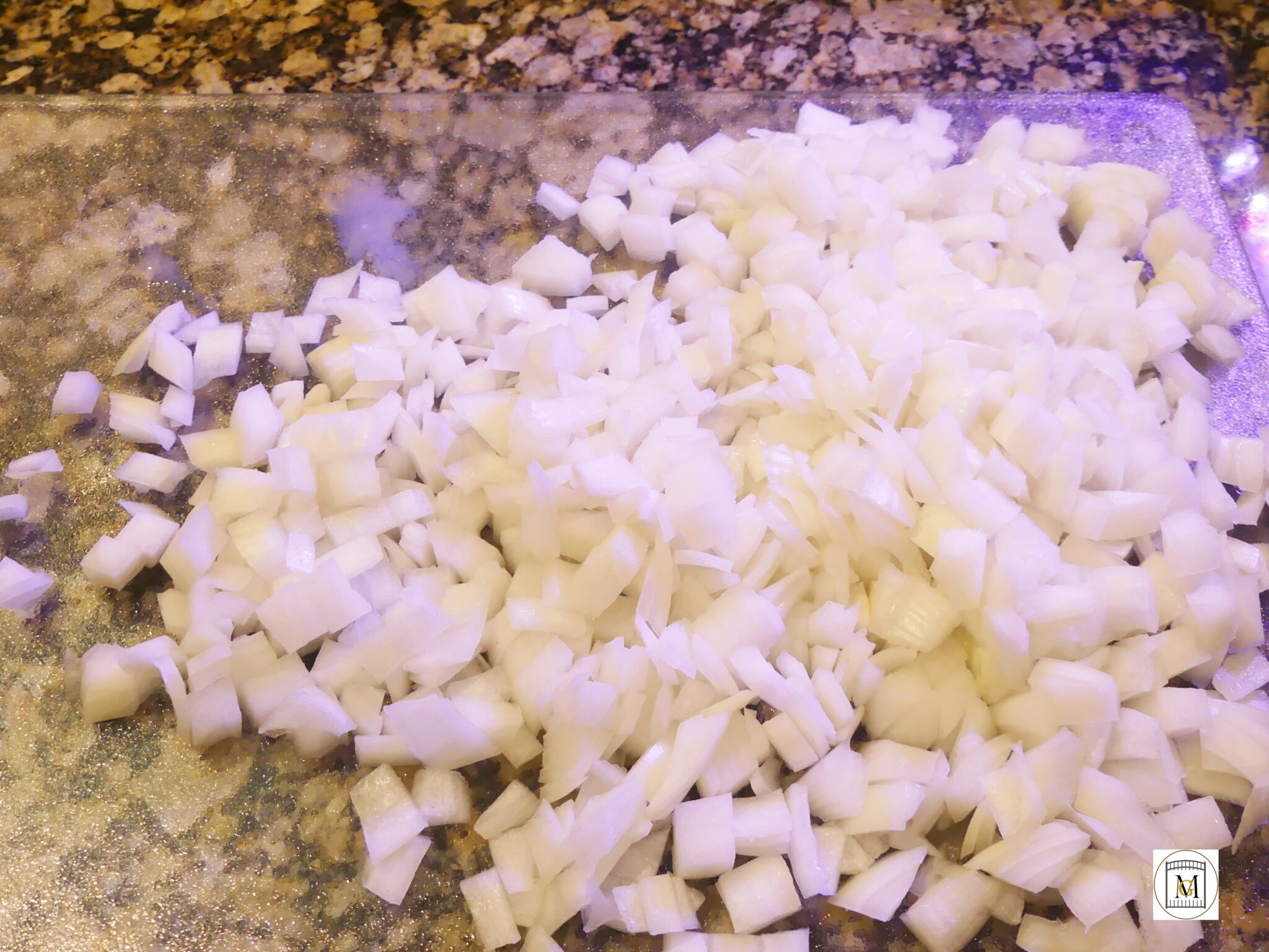 chopped onions