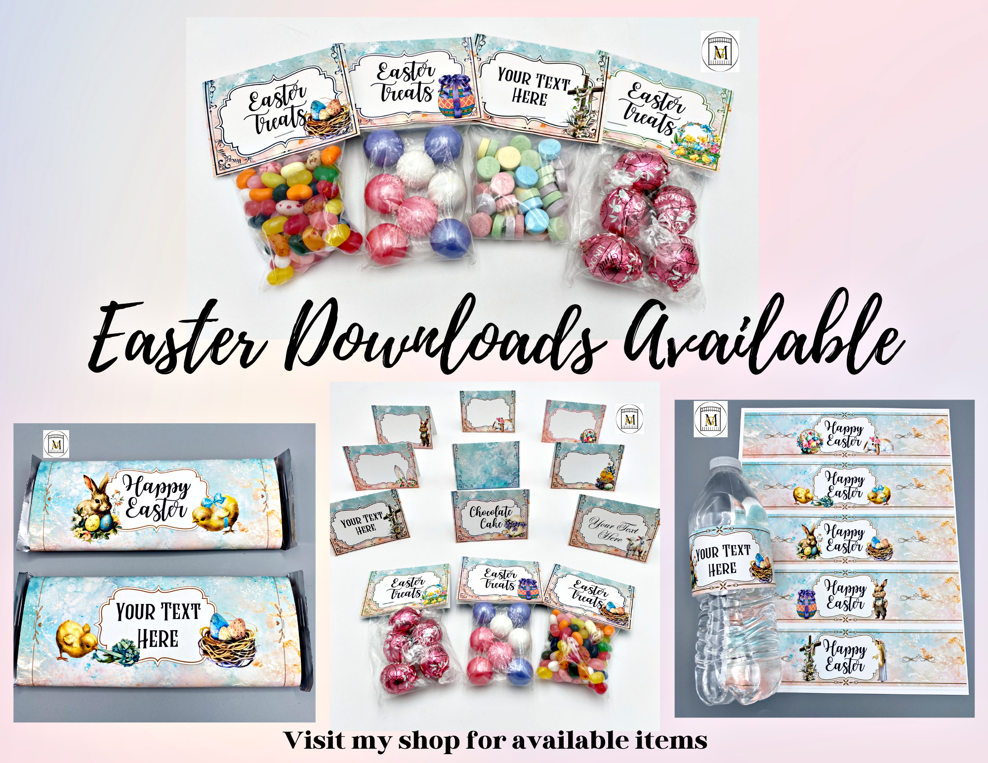 Easter Party Download Labels