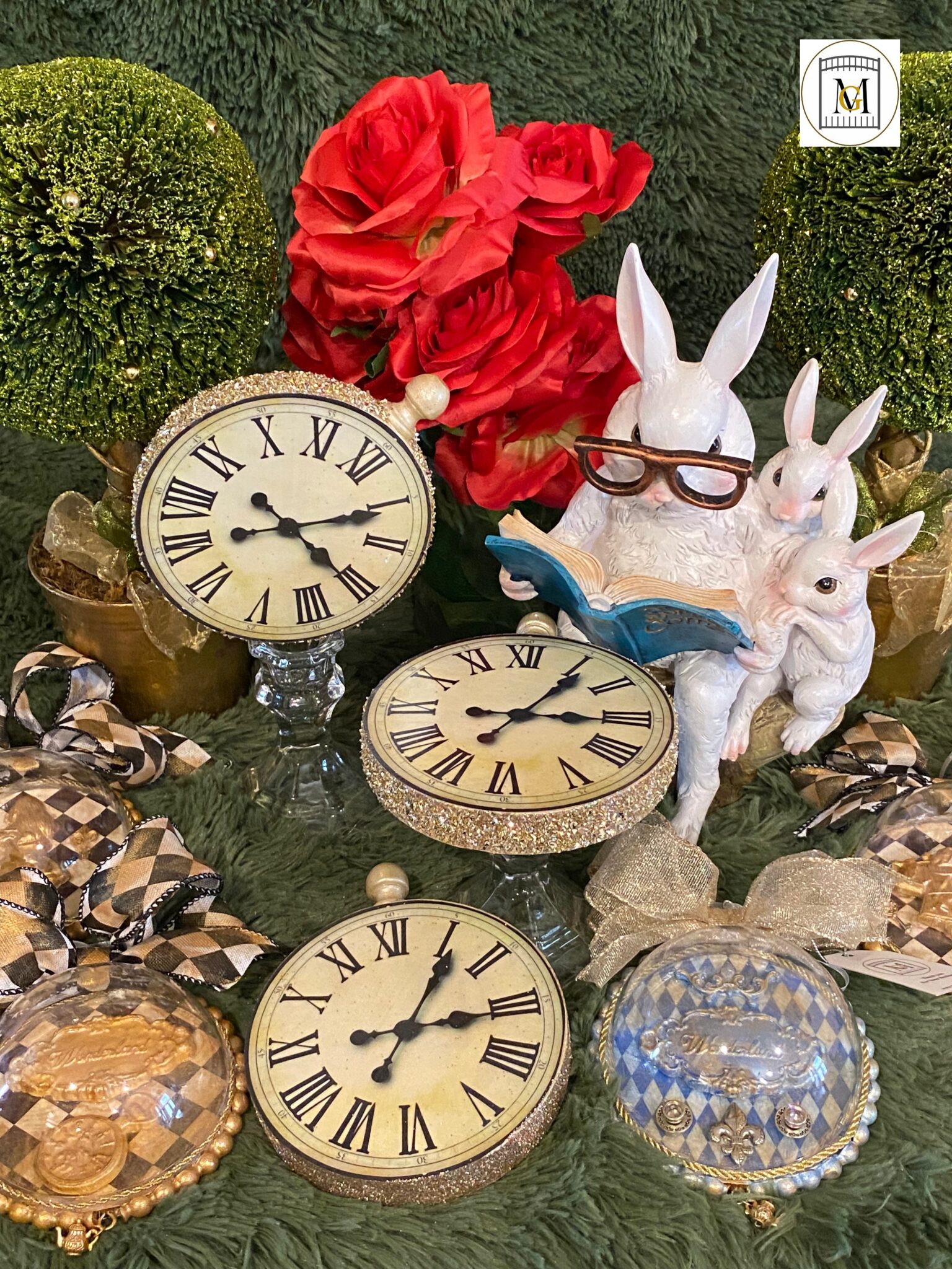 Alice In Wonderland Clock Decor