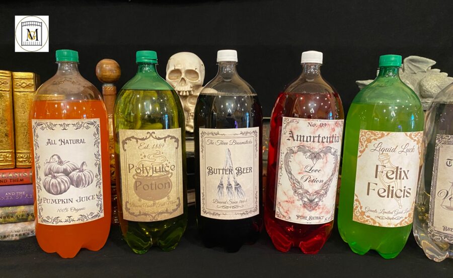 Harry Potter Wizard 2-Ltr Potion Bottle Labels