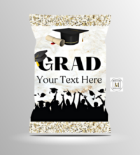 Graduation Chip Bag/Popcorn Cover