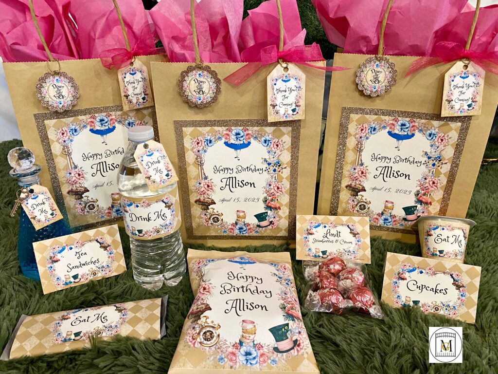 Alice In Wonderland/Onederland Decor Birthday Party Bundle 2 · Major Gates