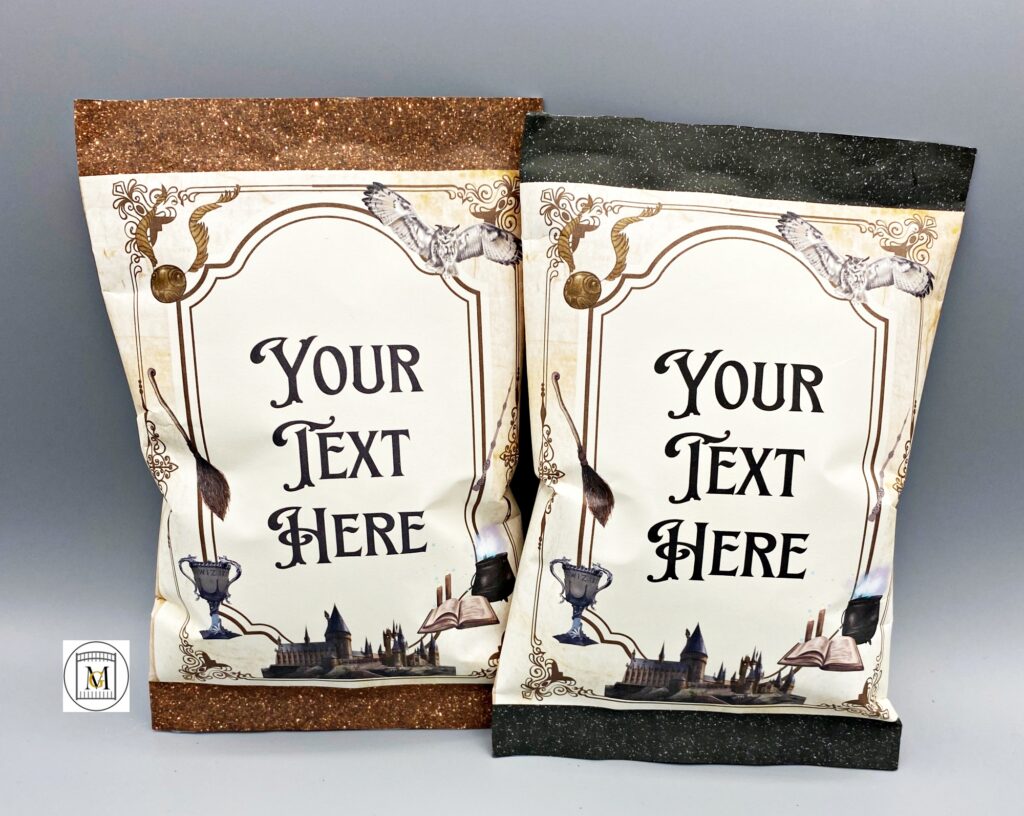 Wizard Harry Potter Party Gift Bag Label/EDITABLE · Major Gates