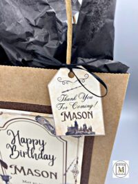 Harry Potter Wizard Favor Tag