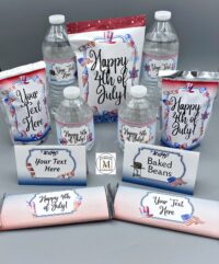 4th of July Party Bundle Labels