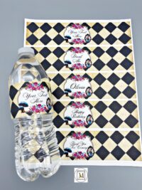 Alice in Wonderland Water Bottle Labels