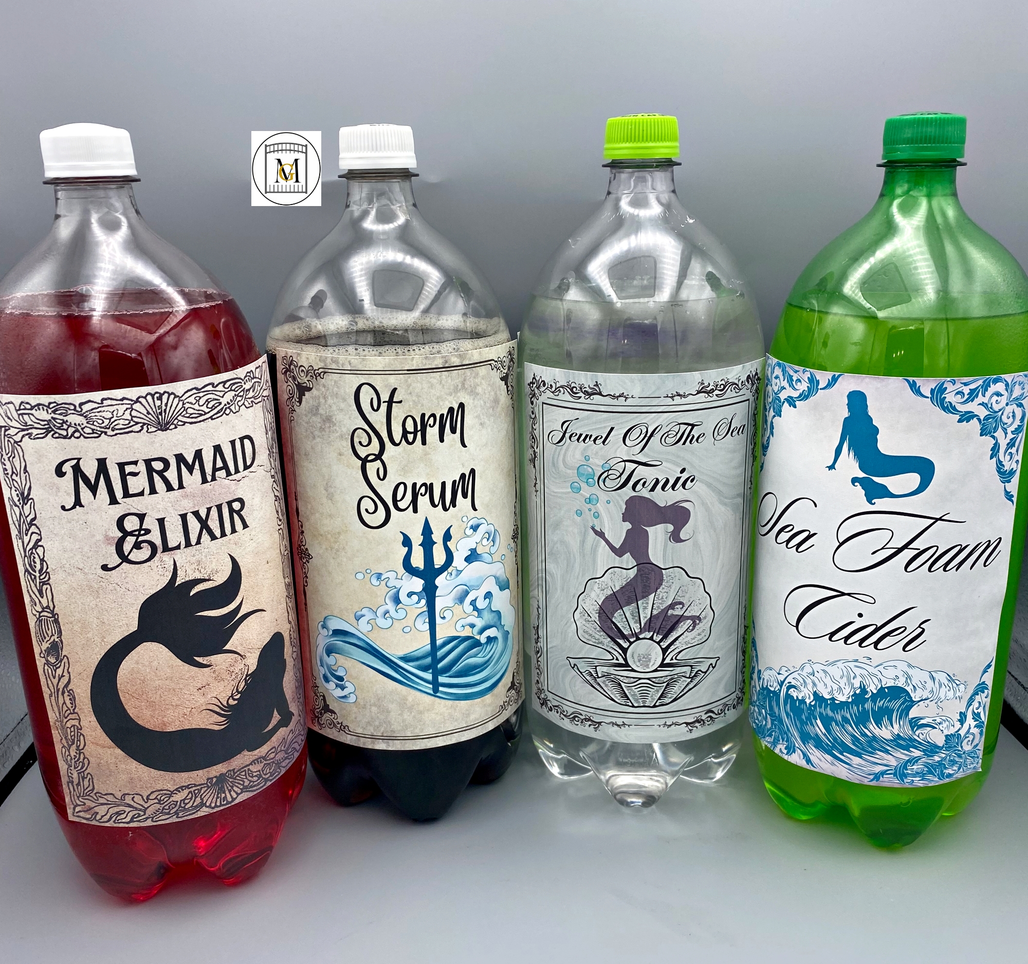 Mermaid 2-Liter Bottle Label