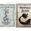 Mermaid 2-Liter Bottle Labels