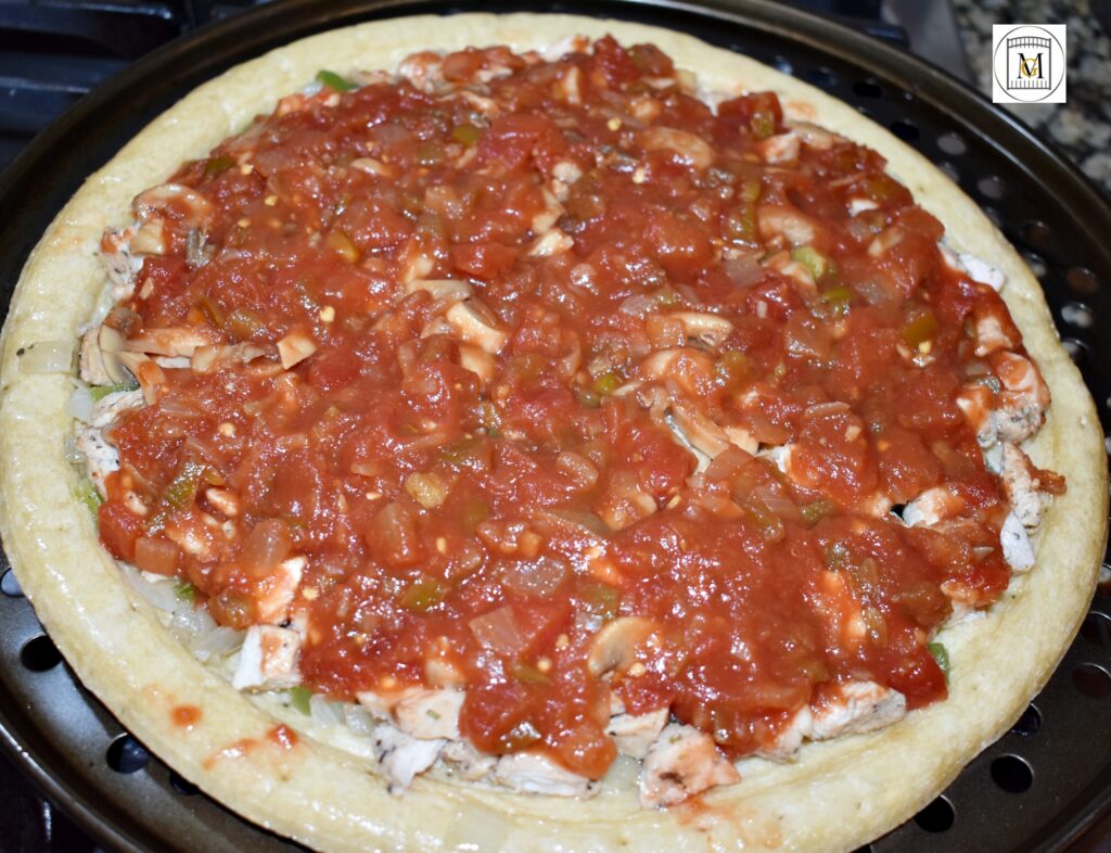 Salsa on Pizza