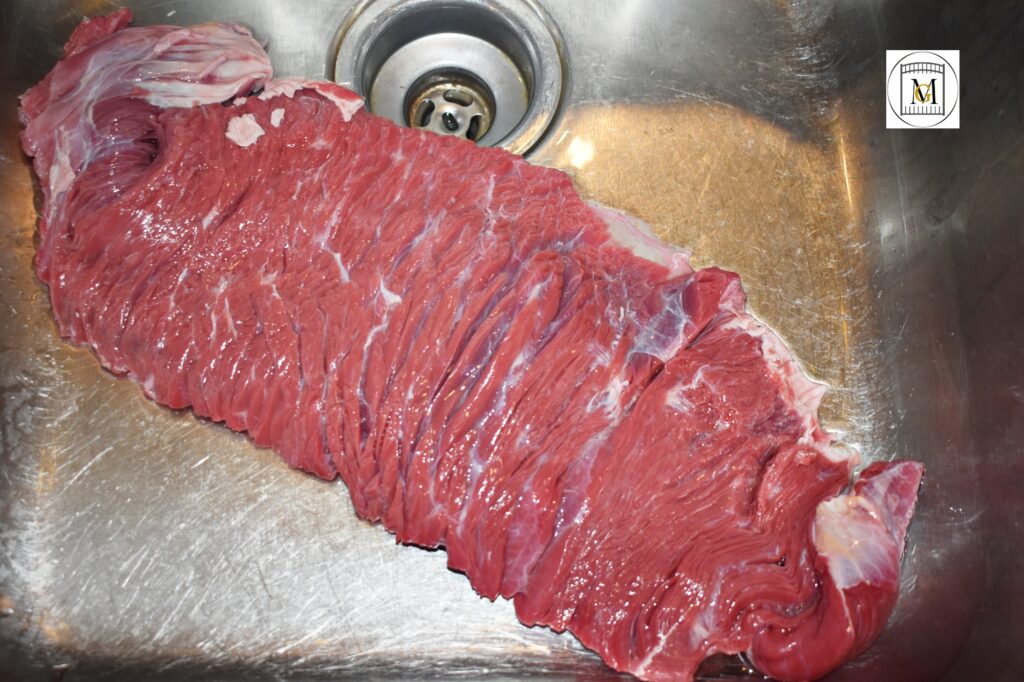 Washed steak