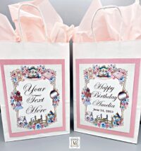 Princess Fairy Tale Gift Bag Label