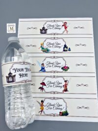 Fairy Water Bottle Labels