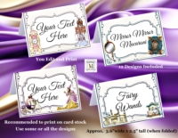 Princess Fairytale Place Cards/Food Tent Labels