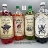 Pirate 2 Liter Bottle labels