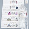 Princess Fairy Tale Water Bottle Labels