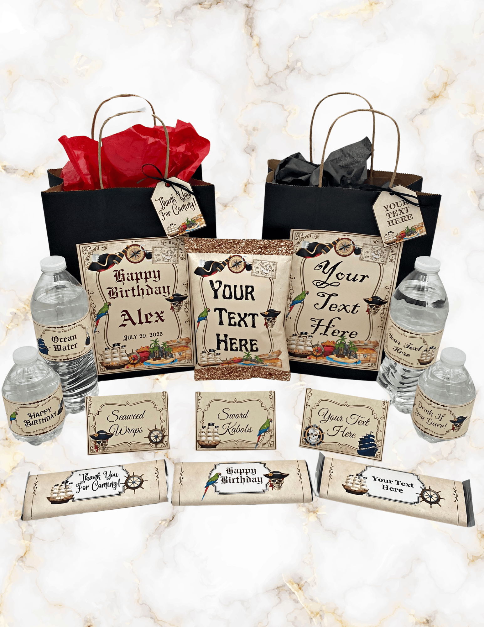 Pirate Party Labels Download