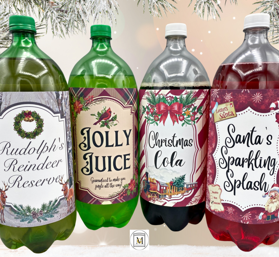 Christmas 2-Liter/Wine Bottle Label Downloads
