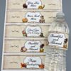 Thanksgiving Water Bottle Label