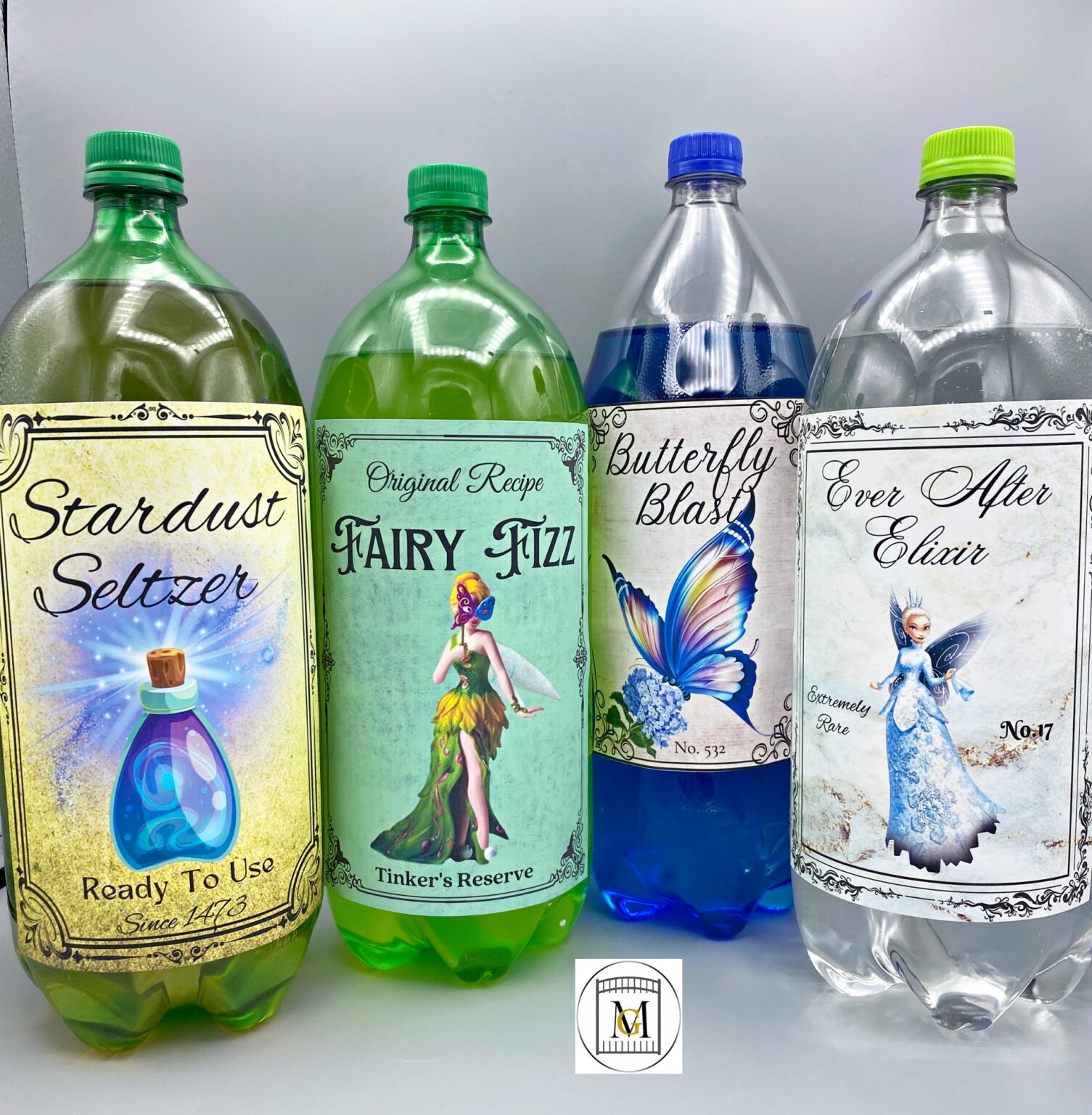 Fairy Birthday Party 2 Liter Potion Bottle Label Bundle Download