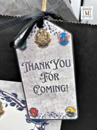 Harry Potter Wizard Favor Tag