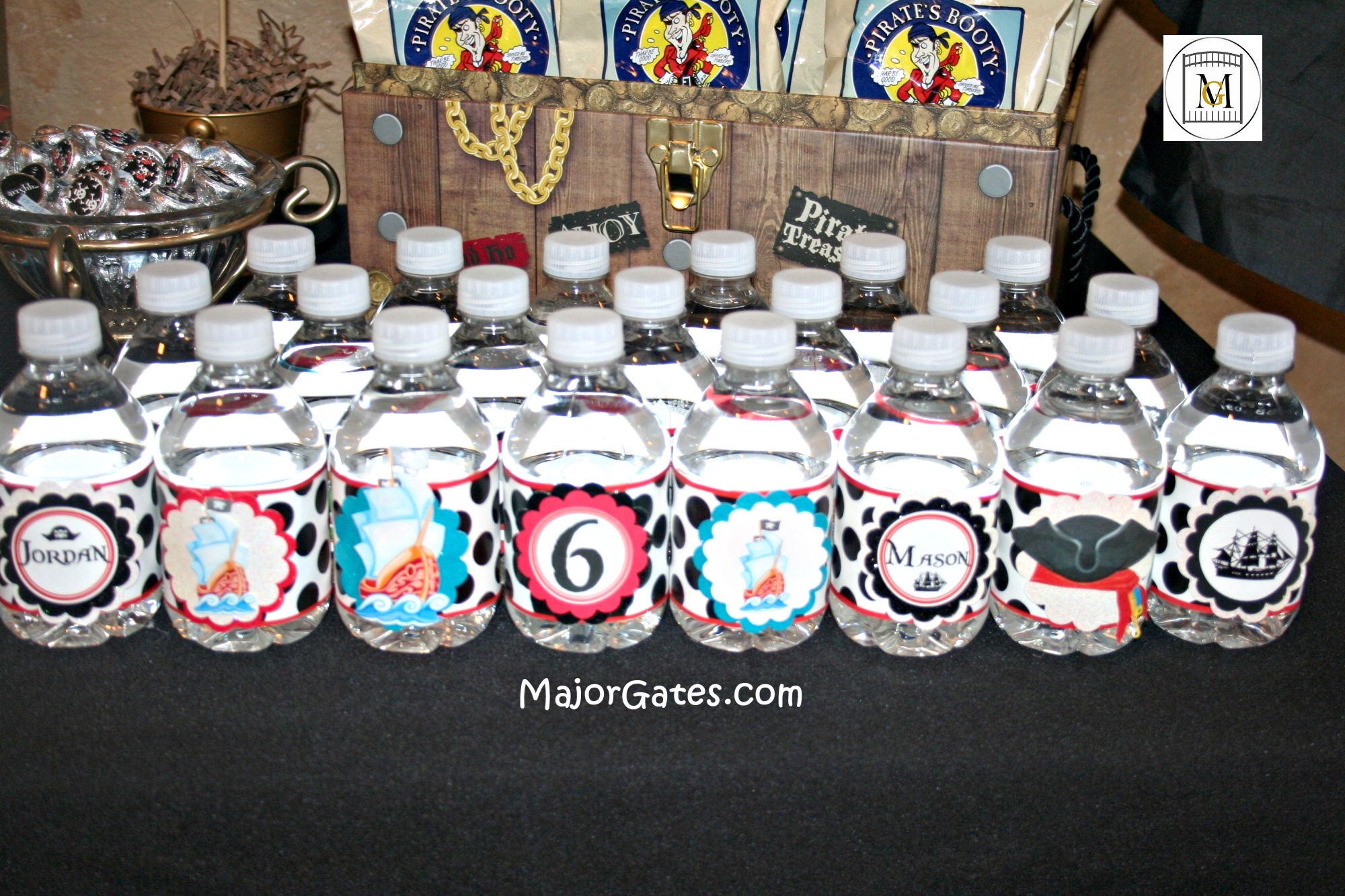 Pirate Water Bottles