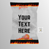 Basketball Chip Bag Cover Label