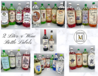 2-Liter/Wine Bottle Labels