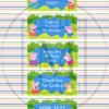 Peppa Pig Water Bottle Labels