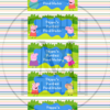 Peppa Pig Water Bottle Labels