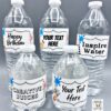 Art Party Water Bottle Labels