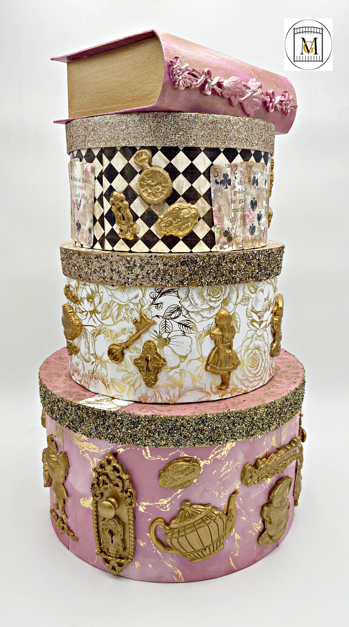 Alice In Wonderland Hat Box Decoration