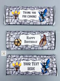 Dungeons and Dragons Hershey Bar Labels